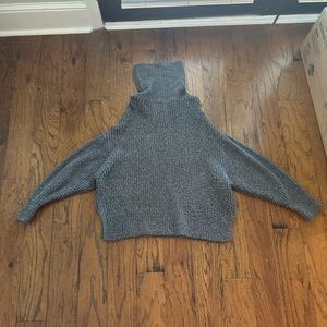 Grey Zara oversized sweater